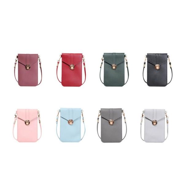 storage bags mini crossbody cell phone pouch purse pu leather shoulder bag with touch screen window
storage bags mini crossbody cell phone pouch purse pu leather shoulder bag with touch screen window