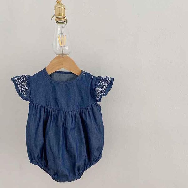 rompers summer baby jumpsuit clothes girls denim fashion cotton flying sleeve infant toddler, Blue
rompers summer baby jumpsuit clothes girls denim fashion cotton flying sleeve infant toddler, Blue