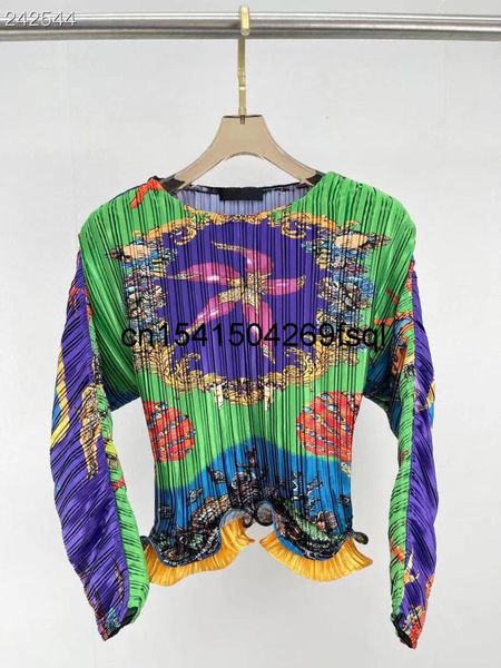 women's blouses & shirts retro fashion print shirt elegant o-neck long sleeve runway women autumn pleated 2021 clothing, White
women's blouses & shirts retro fashion print shirt elegant o-neck long sleeve runway women autumn pleated 2021 clothing, White