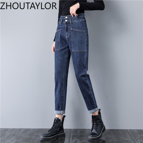 women's jeans zhoutaylor woman zippers full length high waisted button sweet harem pants female street autumn trousers femme s0570, Blue
women's jeans zhoutaylor woman zippers full length high waisted button sweet harem pants female street autumn trousers femme s0570, Blue