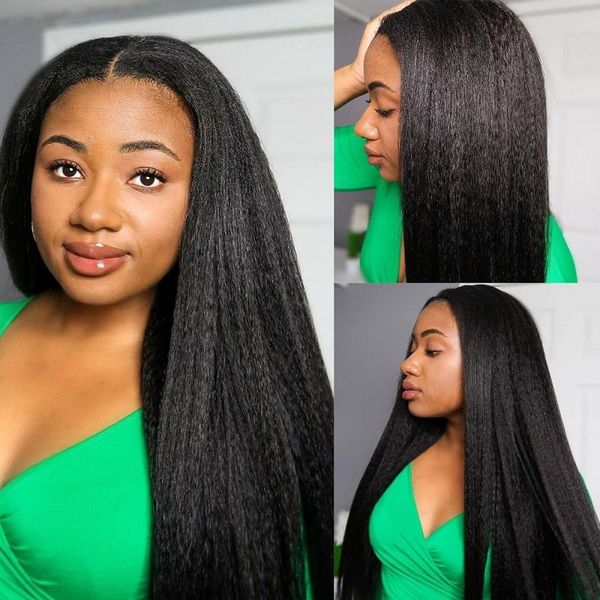 lace wigs middle part kinky straight wig natural long 13x1 front human hair fluffy 150% remy pre plucked, Black;brown
lace wigs middle part kinky straight wig natural long 13x1 front human hair fluffy 150% remy pre plucked, Black;brown