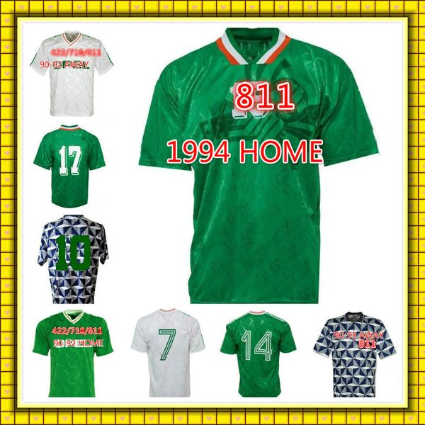 1990 #17 mcgoldrick retro soccer jersey 1994 #6 keane kit green 1988 1993 vintage northern soccer shirt national football uniforms, Black;yellow
1990 #17 mcgoldrick retro soccer jersey 1994 #6 keane kit green 1988 1993 vintage northern soccer shirt national football uniforms, Black;yellow