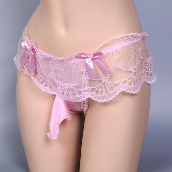 underpants open/close sheath low waist backless buttock man mesh lace transparent men's underwear sissy pouch panties, Black;white
underpants open/close sheath low waist backless buttock man mesh lace transparent men's underwear sissy pouch panties, Black;white