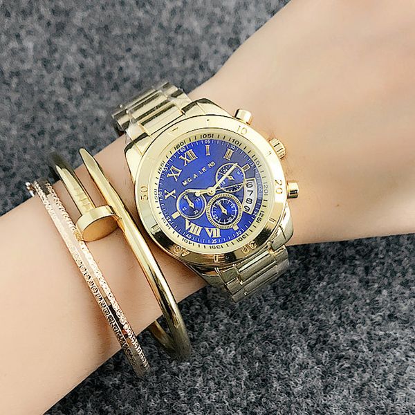 quartz wrist brand watches for women lady girl 3 dials style metal steel band m59, Slivery;golden
quartz wrist brand watches for women lady girl 3 dials style metal steel band m59, Slivery;golden