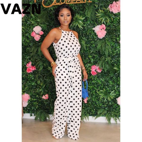 vazn dot print office sleeveless strapless jumpsuits cuasual club women bandage shinny slim jumpsuit, Black;white
vazn dot print office sleeveless strapless jumpsuits cuasual club women bandage shinny slim jumpsuit, Black;white
