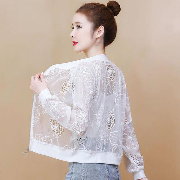 women's jackets spring summer korean fashion all-match blouse women thin white hooded loose long-sleeve hollow sun protection clothing, Black;brown
women's jackets spring summer korean fashion all-match blouse women thin white hooded loose long-sleeve hollow sun protection clothing, Black;brown