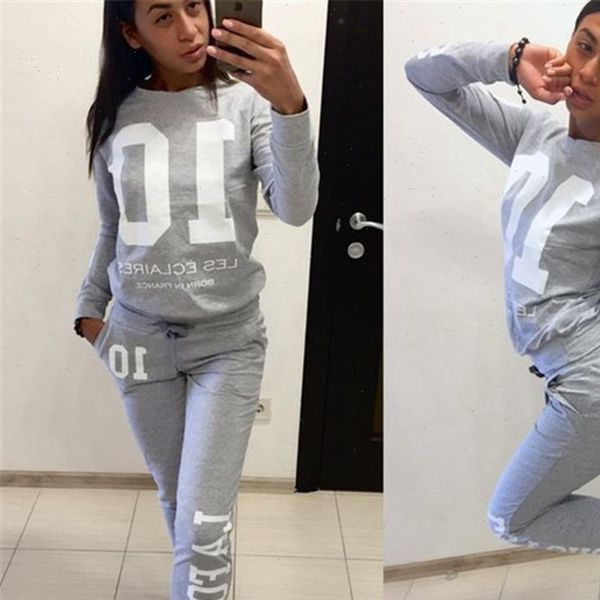 2 piece set suit casual womens tracksuits 01 tracksuit pullover trousers sports pants harajuku kawaii fall winter clothes, Gray
2 piece set suit casual womens tracksuits 01 tracksuit pullover trousers sports pants harajuku kawaii fall winter clothes, Gray
