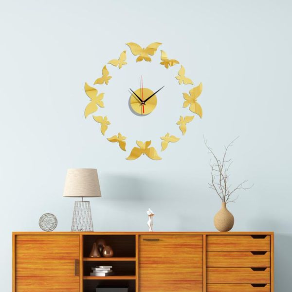 wall clocks modern diy large silent clock 3d mirror butterfly sticker home office el background decoration
wall clocks modern diy large silent clock 3d mirror butterfly sticker home office el background decoration