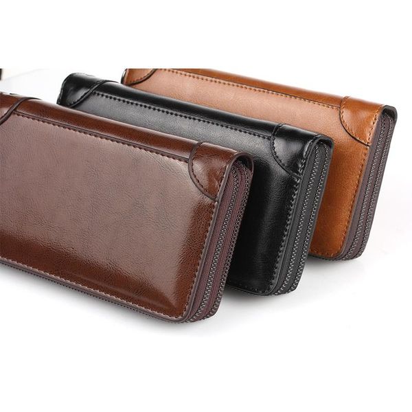 wallets men's long three color zipper hand bags waterproof simple multi-function bag youth, Red;black
wallets men's long three color zipper hand bags waterproof simple multi-function bag youth, Red;black