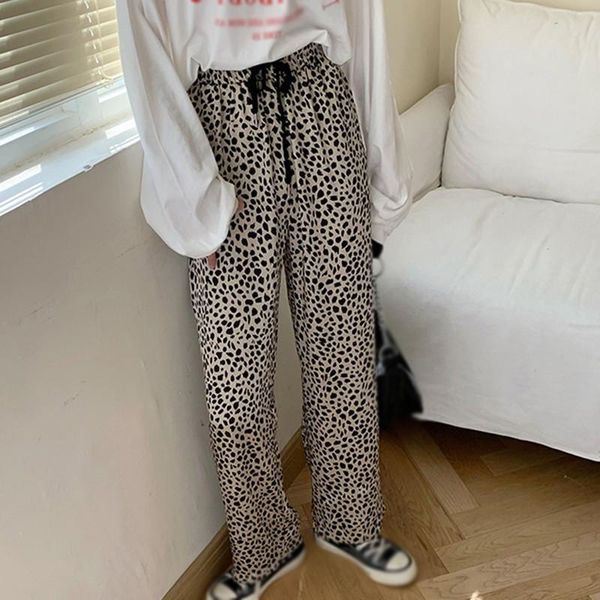 women's pants & capris fashion leopard print pantalones streetwear 2021 women high waist casual female fall wide-leg loose trousers sel, Black;white
women's pants & capris fashion leopard print pantalones streetwear 2021 women high waist casual female fall wide-leg loose trousers sel, Black;white