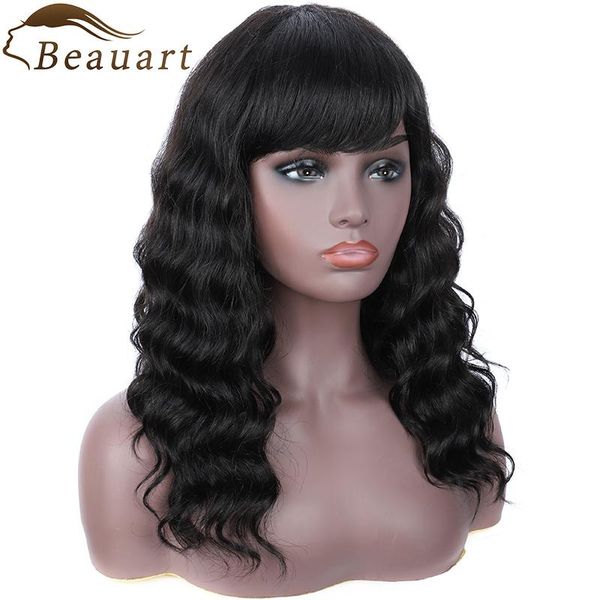 lace wigs beauart body wave human hair full 150% density 16 "real 100% brazilian machine with bangs or women, Black;brown
lace wigs beauart body wave human hair full 150% density 16 "real 100% brazilian machine with bangs or women, Black;brown