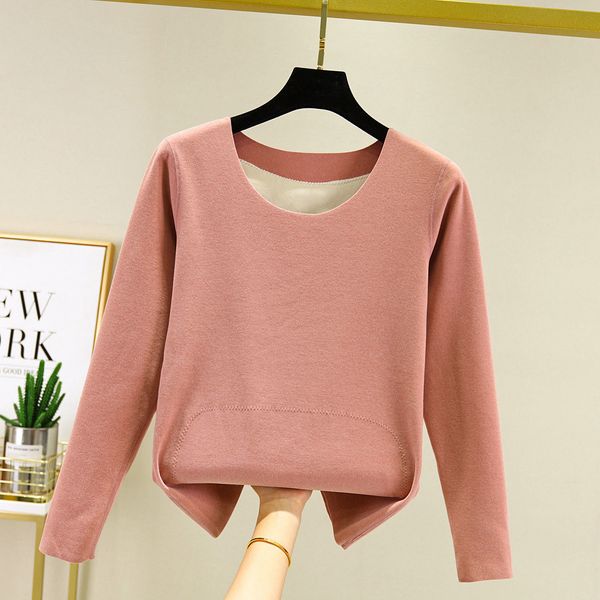 new women 2021 autumn winter slim long sleeve o-neck base clothing female seamless body thermal underwear a370evtk, Black;pink
new women 2021 autumn winter slim long sleeve o-neck base clothing female seamless body thermal underwear a370evtk, Black;pink