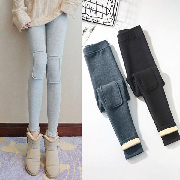 women's pants & capris warm women winter skinny thick velvet wool fleece trousers lambskin cashmere high waist female knee pads legging, Black;white
women's pants & capris warm women winter skinny thick velvet wool fleece trousers lambskin cashmere high waist female knee pads legging, Black;white