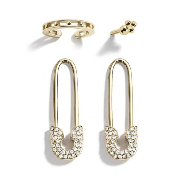 stud vg 6ym punk pin studs earrings for women gothic rhinestones golden trendy ear clip earcuff fashion female jewelry accessories, Golden;silver
stud vg 6ym punk pin studs earrings for women gothic rhinestones golden trendy ear clip earcuff fashion female jewelry accessories, Golden;silver