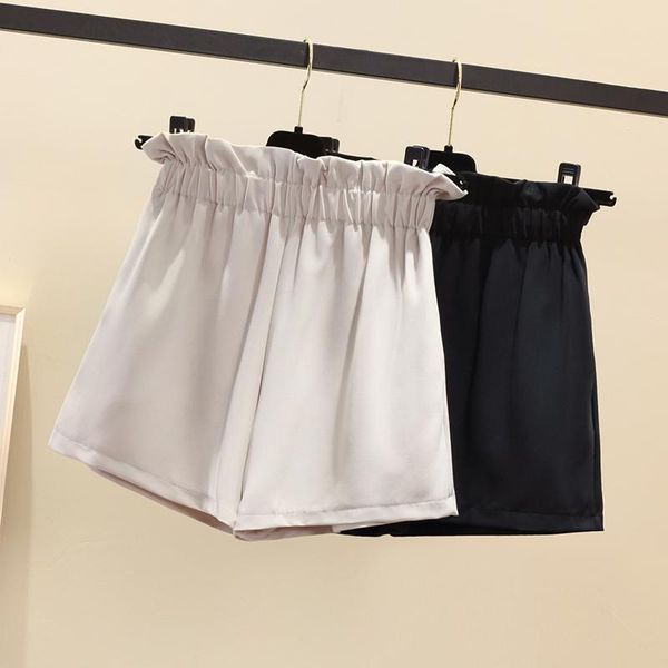 women's shorts women summer black plus size loose short elastic high waist casual female xl-4xl, White;black
women's shorts women summer black plus size loose short elastic high waist casual female xl-4xl, White;black