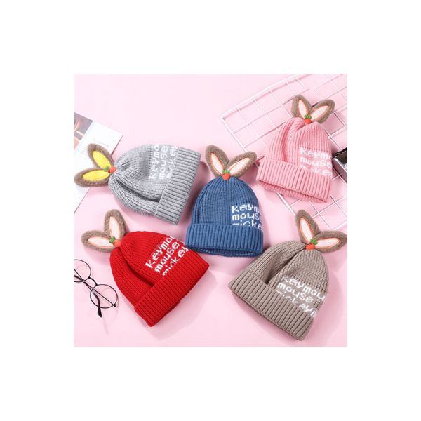 children's woolen hats autumn and winter warm baby knitted cap cute rabbit ear caps, Blue;gray
children's woolen hats autumn and winter warm baby knitted cap cute rabbit ear caps, Blue;gray
