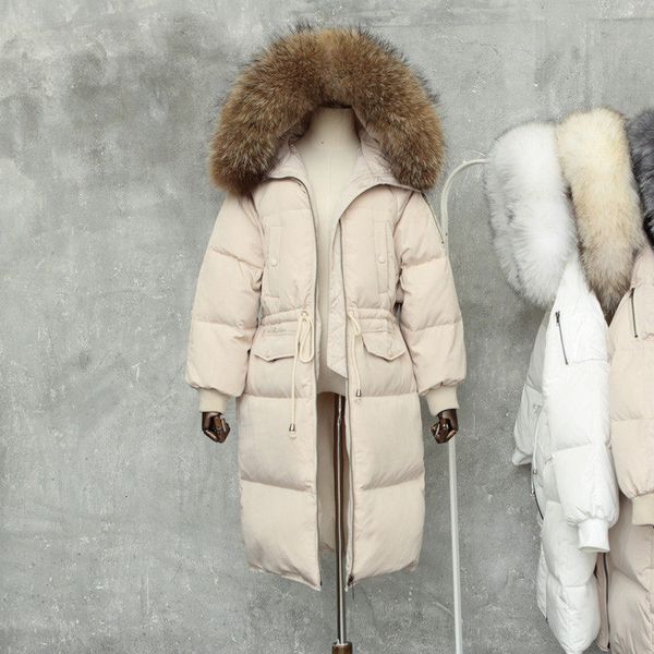 down jacket for women winter thicken warm natural raccoon fur collar hooded coats female fur jacket casual loose parka outerwear 201014, Black
down jacket for women winter thicken warm natural raccoon fur collar hooded coats female fur jacket casual loose parka outerwear 201014, Black