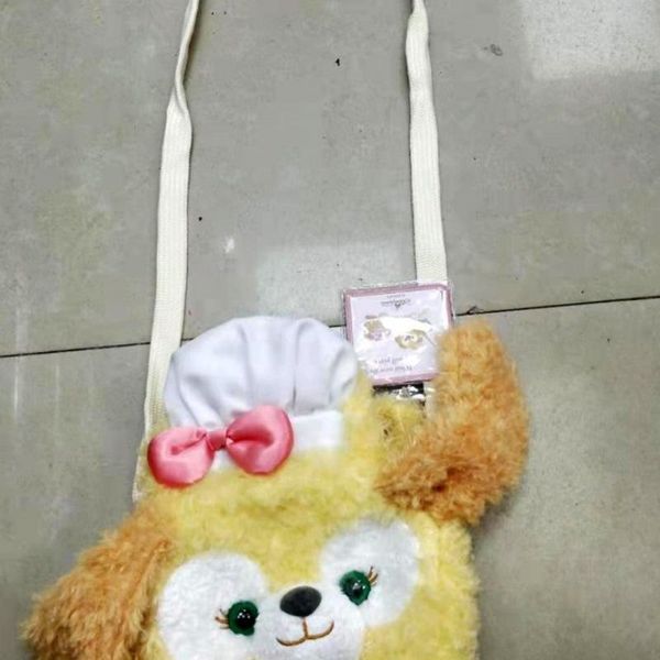 school bags duffy bear plush doll hand held crossbody bag girls
