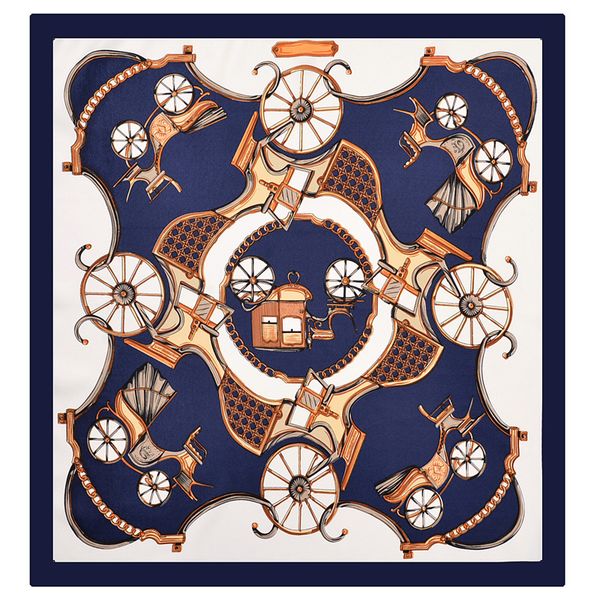 2021 fashion 60 *60silk twill classic ladies new small square towel silk scarf scarf, Blue;gray
2021 fashion 60 *60silk twill classic ladies new small square towel silk scarf scarf, Blue;gray