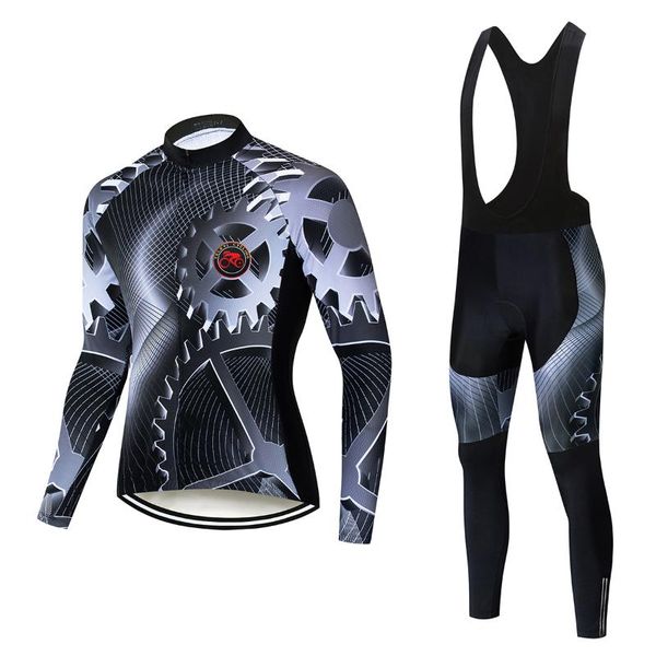 racing sets 2021 teleyi long sleeve cycling jersey set summer breathable bib pants ropa ciclismo bicycle clothing mtb bike men clothes, Black;blue
racing sets 2021 teleyi long sleeve cycling jersey set summer breathable bib pants ropa ciclismo bicycle clothing mtb bike men clothes, Black;blue