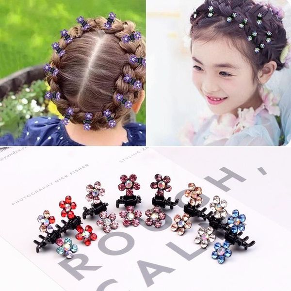 hair accessories 12pcs/lot flower hairpins crystal rhinestone clip crab claw for kids girl barrettes hairpin, Slivery;white
hair accessories 12pcs/lot flower hairpins crystal rhinestone clip crab claw for kids girl barrettes hairpin, Slivery;white