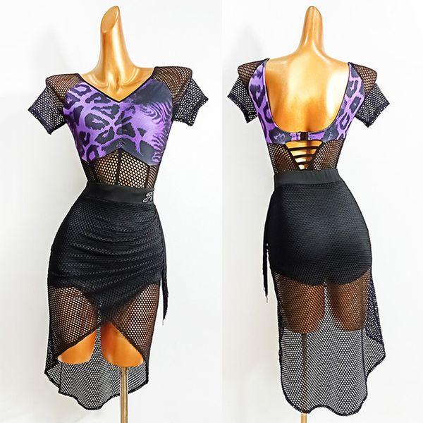 latin dance costume training set latin one-piece +net dance skirt women salsa dance wear rumba leopard dress vdb2335, Black;red
latin dance costume training set latin one-piece +net dance skirt women salsa dance wear rumba leopard dress vdb2335, Black;red