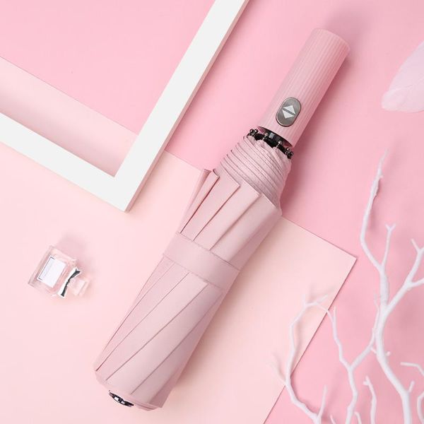 umbrellas fully automatic umbrella men women pink windproof strong rain sun uv protection portable business travel a6a
umbrellas fully automatic umbrella men women pink windproof strong rain sun uv protection portable business travel a6a