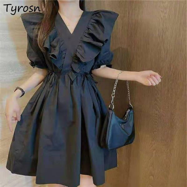 casual dresses women solid ruffles v-neck elegant temperament stylish mini dress sweet lovely ulzzang teens a-line retro s-3xl, Black;gray
casual dresses women solid ruffles v-neck elegant temperament stylish mini dress sweet lovely ulzzang teens a-line retro s-3xl, Black;gray