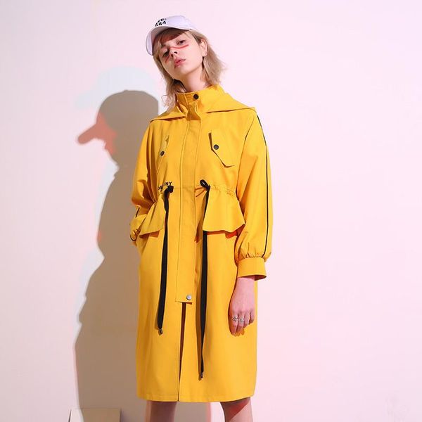 women's trench coats korean style mid long windbreaker fashion solid color casual coat for women original female clothes winter autumn, Tan;black
women's trench coats korean style mid long windbreaker fashion solid color casual coat for women original female clothes winter autumn, Tan;black