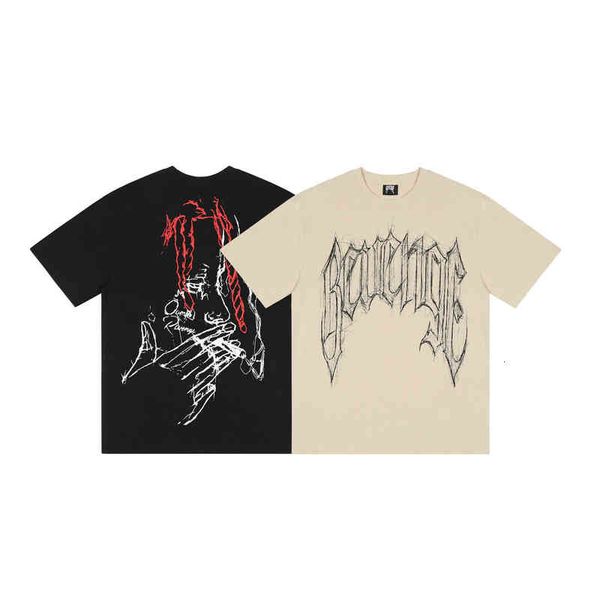 spring 2022 letter hip hop print bonel loose short sleeve t-shirt beautiful fashion men and women's backing te, White;black
spring 2022 letter hip hop print bonel loose short sleeve t-shirt beautiful fashion men and women's backing te, White;black