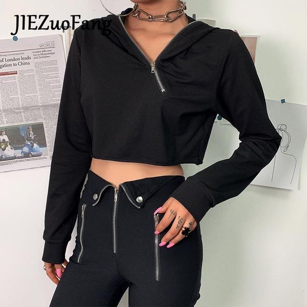 women's t-shirt jiezuofang fashion women gothic black slim summer cool long sleeve exposed navel t-shirts for girls 2021, White
women's t-shirt jiezuofang fashion women gothic black slim summer cool long sleeve exposed navel t-shirts for girls 2021, White