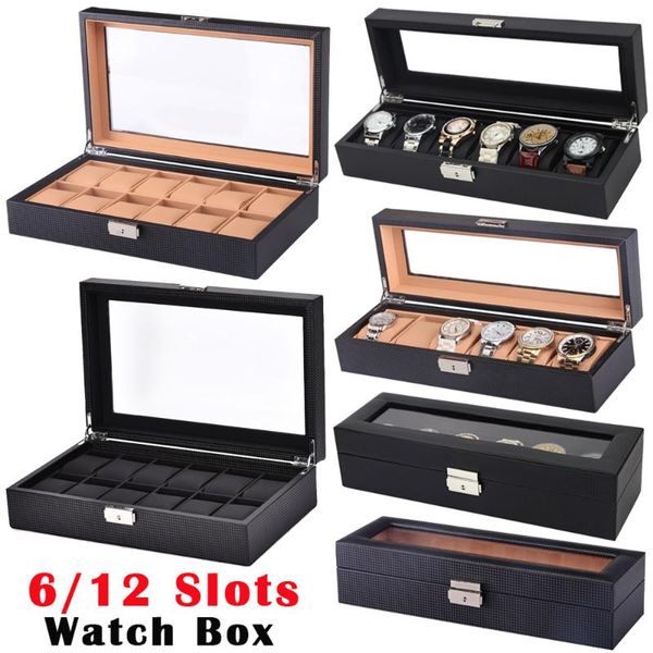 watch boxes & cases pu leather case box 6/12slots glass mirror jewelry storage year gift for man silver lock black organizer d30, Black;blue
watch boxes & cases pu leather case box 6/12slots glass mirror jewelry storage year gift for man silver lock black organizer d30, Black;blue
