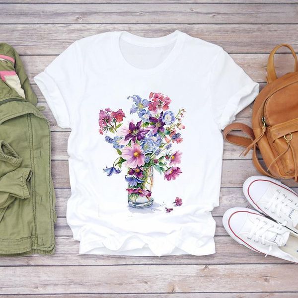 women floral flower 90s style cute thanksgiving cute lady t-shirts womens graphic t shirt ladies female tee t-shirt, White
women floral flower 90s style cute thanksgiving cute lady t-shirts womens graphic t shirt ladies female tee t-shirt, White