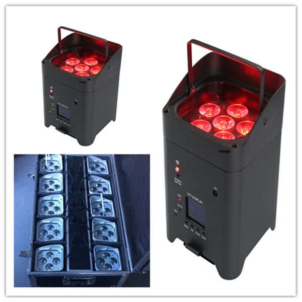 10pcs with chargingcase wedding mini wireless par led flat battery 6x18w 6in1 rgbwa uv battery par 64 led stage light with wifi
10pcs with chargingcase wedding mini wireless par led flat battery 6x18w 6in1 rgbwa uv battery par 64 led stage light with wifi