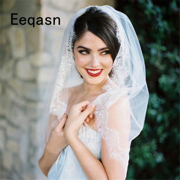 bridal veils 2021 1 layer lace edge short white wedding veil with comb elegant ivory soft tulle accessories velo novia, Black
bridal veils 2021 1 layer lace edge short white wedding veil with comb elegant ivory soft tulle accessories velo novia, Black