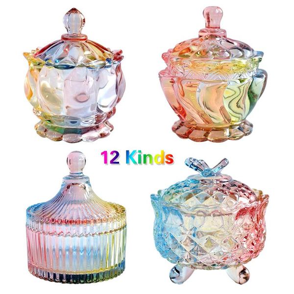 european storage jar colorful glass candy jar jewelry jam snack small sundry storage sugar platters trays dishes
european storage jar colorful glass candy jar jewelry jam snack small sundry storage sugar platters trays dishes