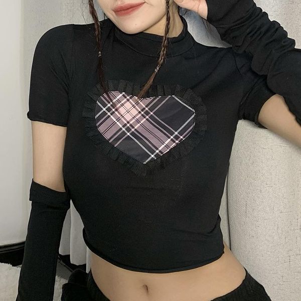 women's t-shirt y2k harajuku graphic t-shirts black pastel punk sweet ruffles gothic women bodycon crop streetwear e-girl, White
women's t-shirt y2k harajuku graphic t-shirts black pastel punk sweet ruffles gothic women bodycon crop streetwear e-girl, White