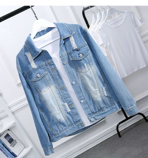 cool mm large women's early spring new denim coat fat loose style embroidered jacket, Black;brown
cool mm large women's early spring new denim coat fat loose style embroidered jacket, Black;brown