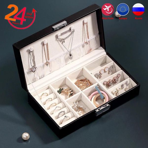 storage boxes & bins portable jewelry cosmetic box travel multifunction bracelet earrings necklace makeup collection case ring organizers
storage boxes & bins portable jewelry cosmetic box travel multifunction bracelet earrings necklace makeup collection case ring organizers