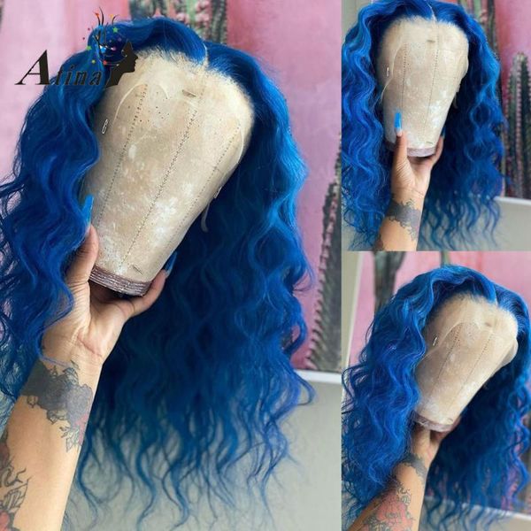 lace wigs blue color human hair wig pre plucked hd bleach knots brazilian deep wave glueless transparent for black women atina, Black;brown
lace wigs blue color human hair wig pre plucked hd bleach knots brazilian deep wave glueless transparent for black women atina, Black;brown