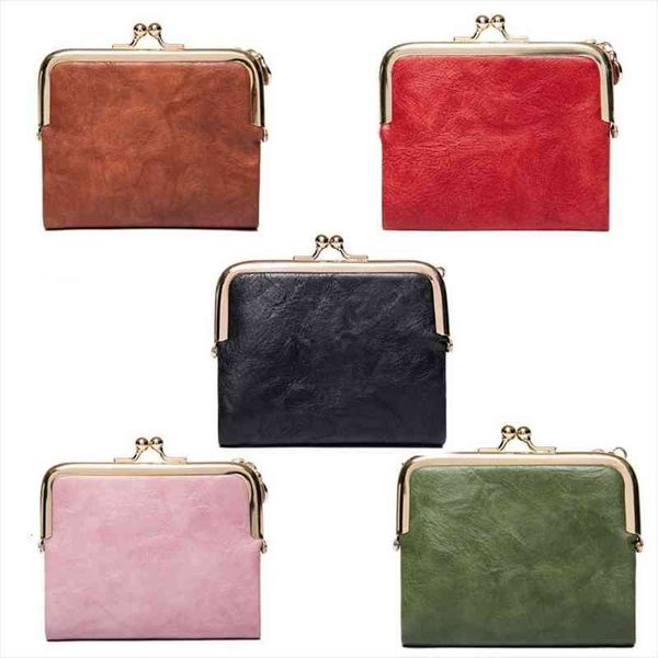 women bifold pu leather coin card wallet key ring mini pouch vintage purse small change bag, Red;black
women bifold pu leather coin card wallet key ring mini pouch vintage purse small change bag, Red;black