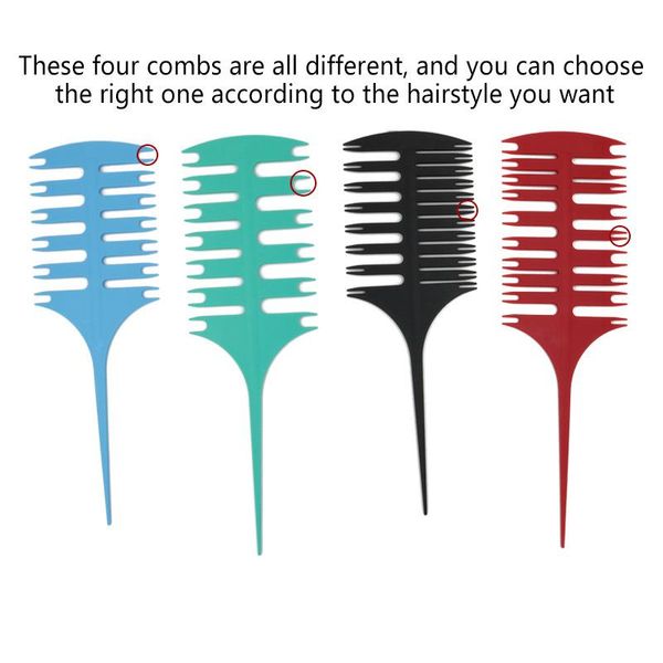 hair brushes factory plastic pointed tail fish bone comb two-sided multifunctional cutting highlight weaving peine de mechas, Silver
hair brushes factory plastic pointed tail fish bone comb two-sided multifunctional cutting highlight weaving peine de mechas, Silver