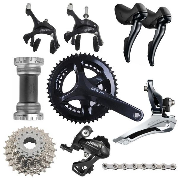 bike heels & chainwheels sora r3000 2x9 speed 9s groupset road bicycle parts 170mm 50-34t
bike heels & chainwheels sora r3000 2x9 speed 9s groupset road bicycle parts 170mm 50-34t