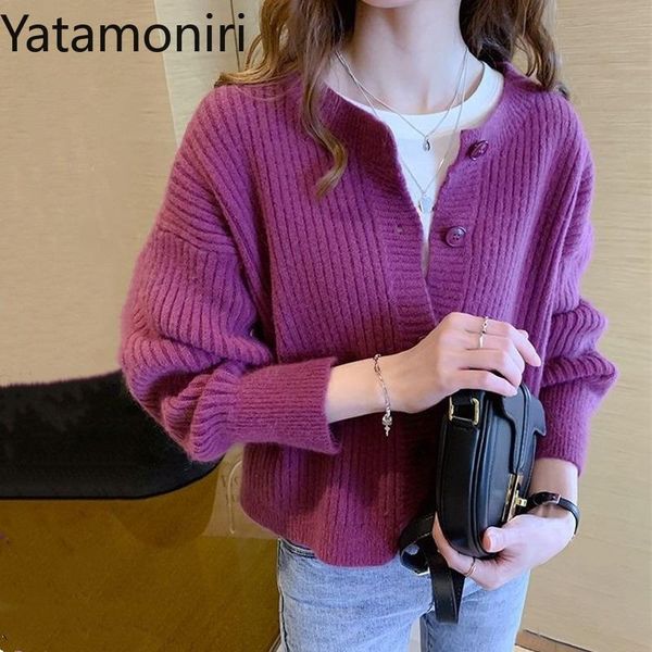 women's knits & tees yatamoniri korean style women cardigan solid color long sleeve sweater single breasted casual outerwear coat suete, White
women's knits & tees yatamoniri korean style women cardigan solid color long sleeve sweater single breasted casual outerwear coat suete, White