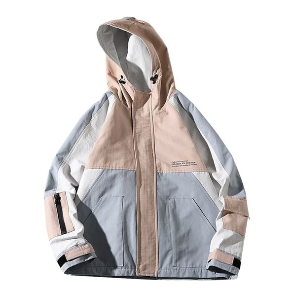 men's jackets men casual loose patchwork windbreaker male autumn fashion hip hop coat streetwear outwear p61r, Black;brown
men's jackets men casual loose patchwork windbreaker male autumn fashion hip hop coat streetwear outwear p61r, Black;brown