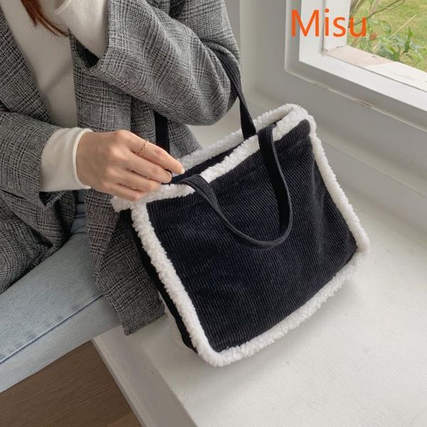 shoulder bags casual corduroy large totes women handbags soft plush lady faux fur shopper bag female big purses winter sac 2021
shoulder bags casual corduroy large totes women handbags soft plush lady faux fur shopper bag female big purses winter sac 2021