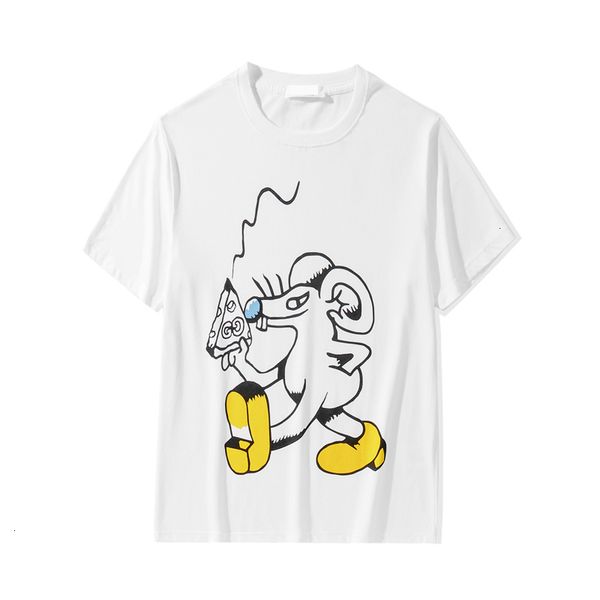 2021 summer european fashion brand new cartoon mouse print t-shirt men's and women's cotton short sleeve tee wmhv, White;black
2021 summer european fashion brand new cartoon mouse print t-shirt men's and women's cotton short sleeve tee wmhv, White;black