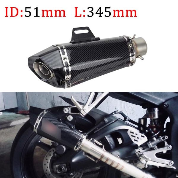 exhaust pipe 51mm for fz07 09 fz1 fz8 fz6r mt09 mt07 r6 r15 r3 zx6r k7 k8 k11 gsxr1000 universal modified motorcycle muffler
exhaust pipe 51mm for fz07 09 fz1 fz8 fz6r mt09 mt07 r6 r15 r3 zx6r k7 k8 k11 gsxr1000 universal modified motorcycle muffler