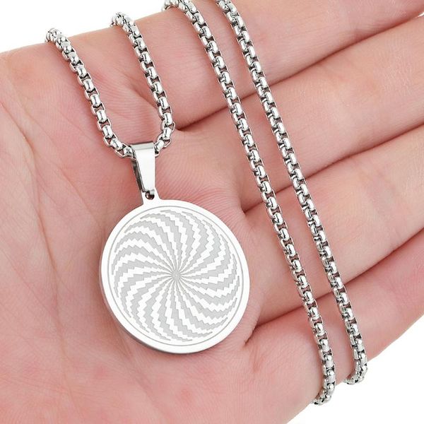 pendant necklaces cxwind stainless steel the illusion of amulet necklace for women men chain hypnosis party ornament jewelry gift, Silver
pendant necklaces cxwind stainless steel the illusion of amulet necklace for women men chain hypnosis party ornament jewelry gift, Silver