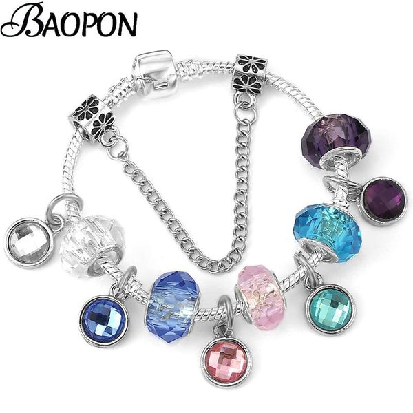charm bracelets baopon trendy colorful birthstone beads for women luxurious pulseira feminina fashion crystal jewelry bracelet, Golden;silver
charm bracelets baopon trendy colorful birthstone beads for women luxurious pulseira feminina fashion crystal jewelry bracelet, Golden;silver
